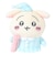 ぽてたまぬいぐるみ パジャマ うさぎ K9185