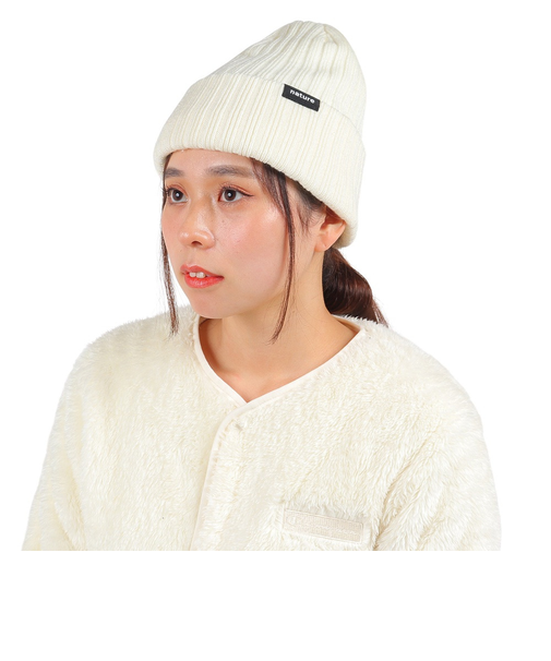 エアボーン（ARBN）ニット帽 ニットキャップ NATURE AB43WC1569 WHT