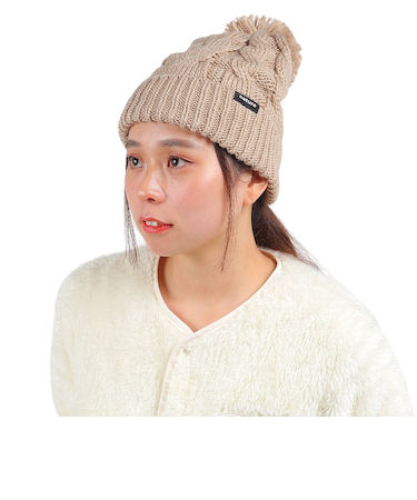 エアボーン（ARBN）ニット帽 ニットキャップ NATURE POM AB43WC1570 BEG