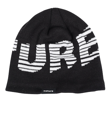 エアボーン（ARBN）帽子 ビッグロゴ ニットキャップ AB43WC1565 BLK