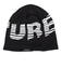 エアボーン（ARBN）帽子 ビッグロゴ ニットキャップ AB43WC1565 BLK