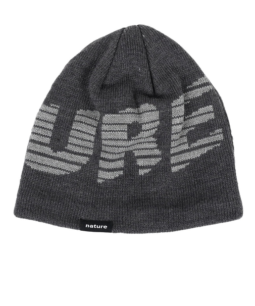 エアボーン（ARBN）帽子 ビッグロゴ ニットキャップ AB43WC1565 GRY