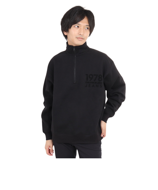 1978 Flock ロゴ ハーフジップ スウェットシャツ J324100