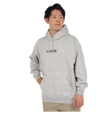 サイラス（SILAS）OLD ロゴベーシックワイド フーディー 110233012008-ASH