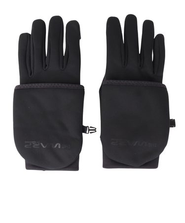 ザ・ワープ・バイ・エネーレ（The Warp By Ennerre）手袋 カバーミトングローブ フル WB3QFG51 BLK2 防寒 防寒 黒 S-Lサイズ