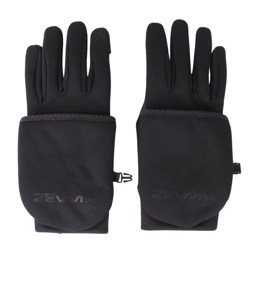ザ・ワープ・バイ・エネーレ（The Warp By Ennerre）手袋 カバーミトングローブ フル WB3QFG51 BLK2 防寒 防寒 黒 S-Lサイズ