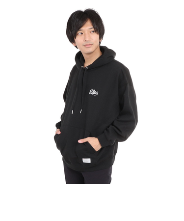 サイラス（SILAS）スクリプト ベーシック ワイド フーディー 110233012009-BLACK