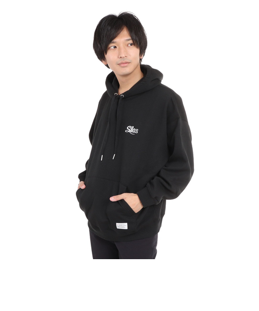 サイラス（SILAS）スクリプト ベーシック ワイド フーディー 110233012009-BLACK