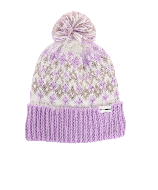 帽子 ポンポン キッズ ニット帽 ST23FB0073 LVD
