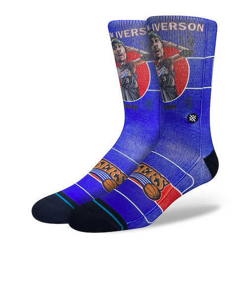 スタンス（STANCE）バスケットボール ソックス IVERSON RETRO BIGHEAD A555C23IVE MUL