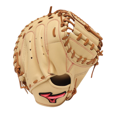 ミズノ（MIZUNO）軟式 グラブ 捕手用 M-R型 野球グローブ 一般 ウィルドライブ レッド 1AJCR30710 8049