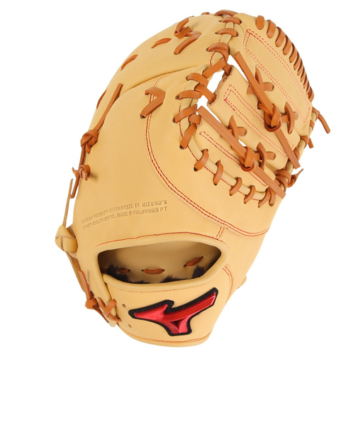 ミズノ（MIZUNO）軟式用グラブ 一塁手用 TK型 野球グローブ 一般 ウィルドライブ レッド 24SS 1AJFR30500 8049