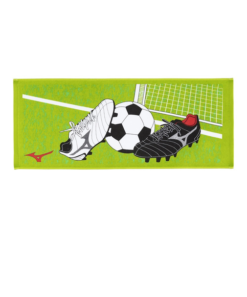 ミズノ（MIZUNO）今治製タオル サッカーフェイスタオル 箱入り 32JYB12100