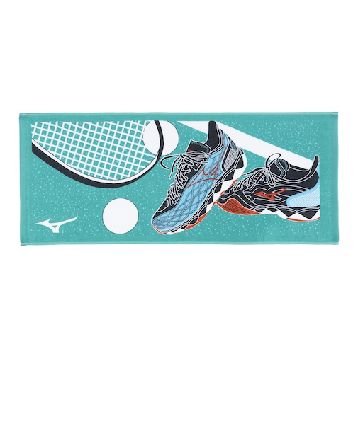 ミズノ（MIZUNO）今治製タオル テニスフェイスタオル 箱入り 32JYB12500