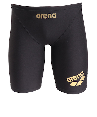 アリーナ（ARENA）競泳水着 メンズ 水泳 タフスーツ トレーニングスパッツ ハーフレッグ SAR-4105 BKGD