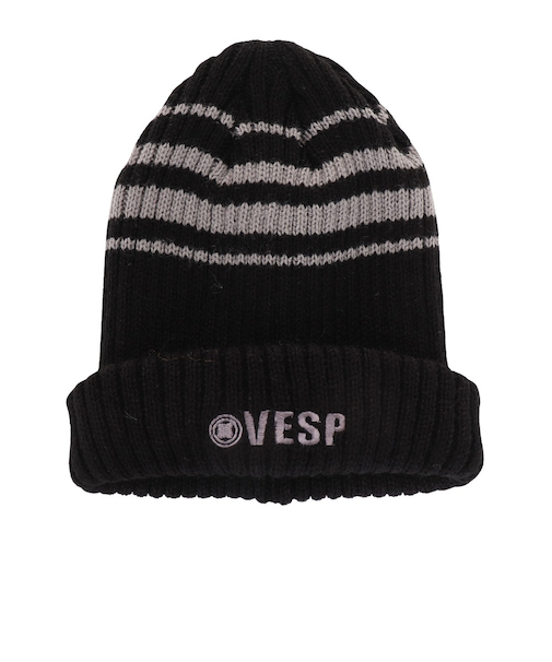ベスプ（VESP）ジュニア 帽子 ニット帽 ビーニー VPJB1013BK