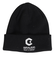 ジュニア ニット帽 刺しゅうカフワッチ CP3F0017-WA899-GRST BLK 子供 フリーサイズ 黒
