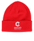 ジュニア ニット帽 刺しゅうカフワッチ CP3F0017-WA899-GRST RED