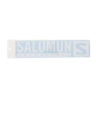 サロモン（SALOMON）スノーボード ステッカー M 23 408699 WHITE