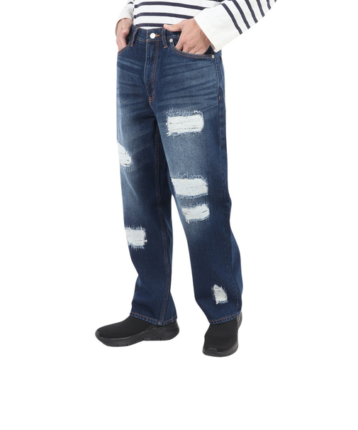 エクストララージ（XLARGE）DISTRESSED デニムパンツ 101234031010-INDIGO