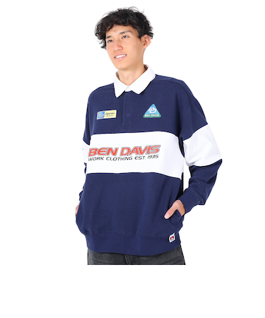 ベンデイビス（BEN DAVIS）RUGGERS スウェットシャツ 24380018-60NAV