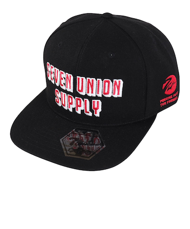 帽子 セブンユニオンサプライ キャップ NGV-104-Black