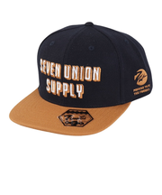 帽子 セブンユニオンサプライ キャップ NGV-104-Navy/Brown