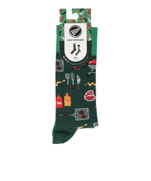 レギュラーソックス Food 1足組 BBQ Time