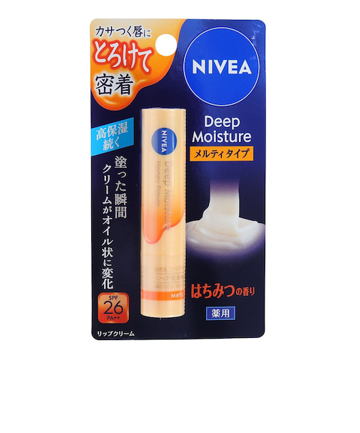 ニベア ディープモイスチャー リップ メルティタイプ はちみつの香り 2.2g