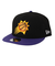 ニューエラ（NEW ERA）帽子 9FIFTY フェニックス・サンズ ブラック パープルバイザー キャンプ 13704982 帽子