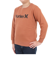 ハーレー（HURLEY）ジュニア B OAO 長袖 スウェット クルー 23 BFL2200001-BRW