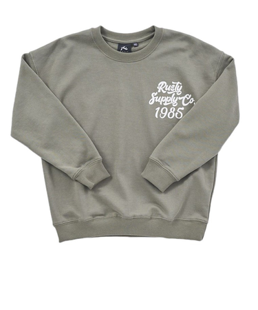 ラスティ（RUSTY）キッズ バックプリントスウェット 982010OLV
