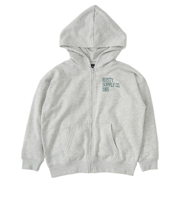 ラスティ（RUSTY）キッズ ZIPパーカー 982012GYH