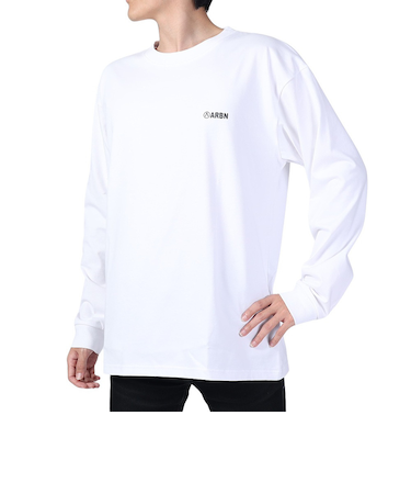 エアボーン（ARBN）長袖コットンTシャツ 02 AB2024SSMAPP092WHT