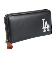 MLB 長財布 ロサンゼルスドジャース LA-1406P-01BK