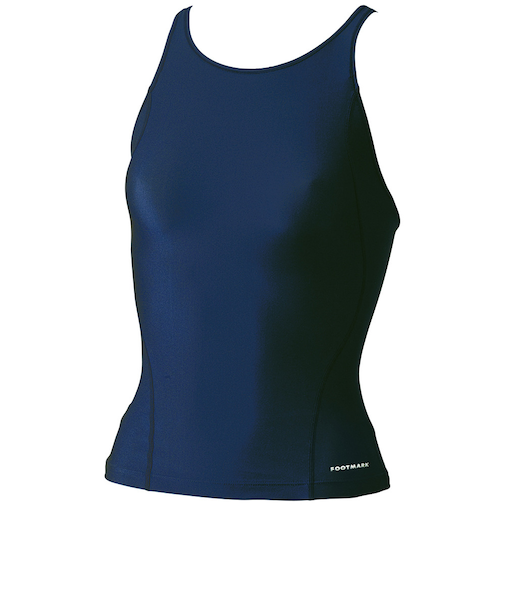 フットマーク(FOOTMARK)スクール水着 ジュニア 女子 水泳 スマイルセパレーツ上 0101566紺