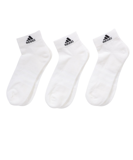 アディダス(adidas)クッション スポーツウェア アンクルソックス3足組 EBB63-HT3441
