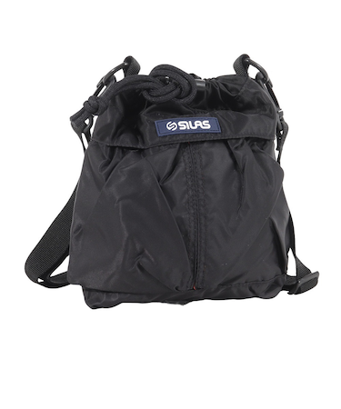 サイラス（SILAS）ショルダーバック ミリタリーミュゼットバッグ 110233053001-BLACK