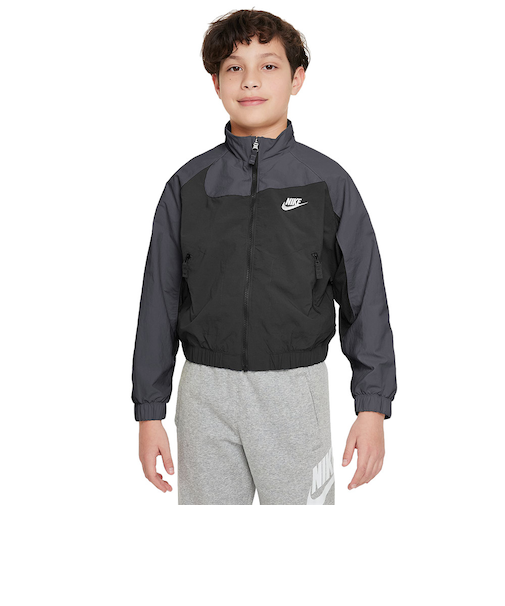 ナイキ（NIKE）ジャケット スポーツウェア アンプリファイ ジュニア ウーブン フルジップ ジャケット FN9134-010