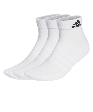 アディダス（adidas）ジュニア クッション スポーツウェア アンクルソックス3足組 EBB63-HT3441