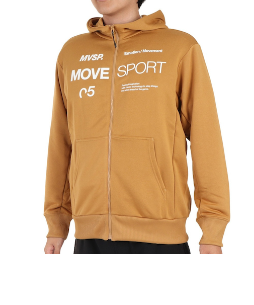 デサント（DESCENTE）ライトスムーススウェット フルジップフーディー DMMWJF20 BG