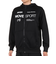 デサント（DESCENTE）ライトスムーススウェット フルジップフーディー DMMWJF20 BK