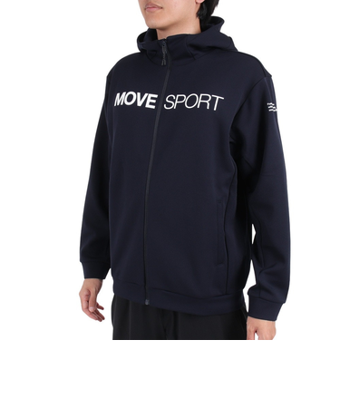 デサント（DESCENTE）S.F.TECH SHIELD ソフトウォーム フルジップフーディー DMMWJF24 NV