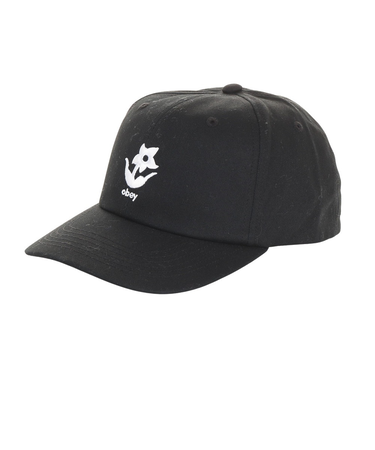 オベイ（OBEY）PLANT 6 PANEL SNAPBACK キャップ 100580361BLKO23H