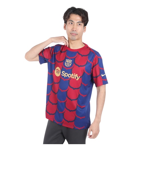ナイキ（NIKE）FCバルセロナ アカデミー プロ SE ドライフィット サッカー プレマッチ トップ FJ5430-456