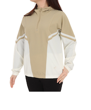 ルコックスポルティフ（lecoqsportif）テニスウェア レディース ナイロンアノラックパーカー QMWVJF22 BG