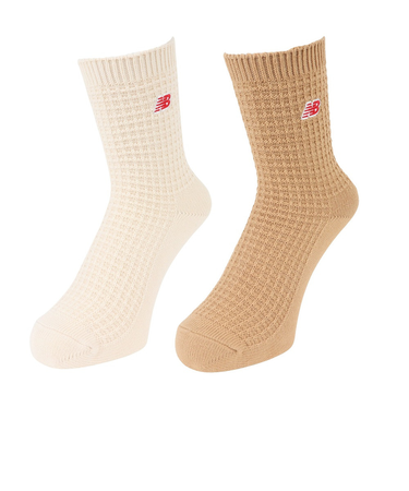 ニューバランス(new balance)ワッフルニット アンクル 2足組 ソックス LAS42132AS2