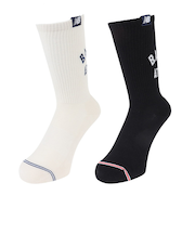 ニューバランス(new balance)ミッドカフ 2足組 ソックス LAS42262AS2