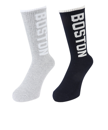 ニューバランス（new balance）ボストンクルーソックス 2足組 LAS42362AS2