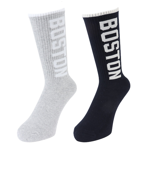 ニューバランス（new balance）ボストンクルーソックス 2足組 LAS42362AS2